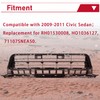 HECASA Front Lower Cover Grill Compatible with 2009-2011 Honda Civic