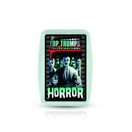 Horror 2020 Top Trumps Card Game w/Glow in The Dark Case