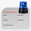 GAGIRA 2Pcs Blue Rotating Strobe Light, Battery Operated 360 Degree