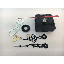 Tools and Replacement for Clock. Quartz Clock Movement with Hands 5/8" Shaft fits 1/4" Dial USA