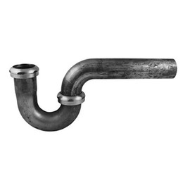 Keeney 305XRBBN 17 GA P Trap with Ground Joint, 1-1/2" x 1-1/2"