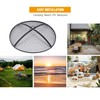 Lineslife Fire Pit Spark Screen, Fire Pit Screen 30 Inch