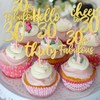 30 piezas de decoración para cupcakes de 30 cumpleaños con