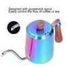 600ml Stainless Steel Manual Coffee Pot Long Narrow Spout Pour