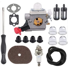 Hippotech Carburetor C1M-S267A with Air Filter for Stihl FS40 FS50 FS50C HT56 HT56C KM56 KM56C KN56 FS56 FS56C FS70 FS70C FS70 FC56 FC70 FC70C Trimmer 4144 120 0 603 FreBlender Cutter