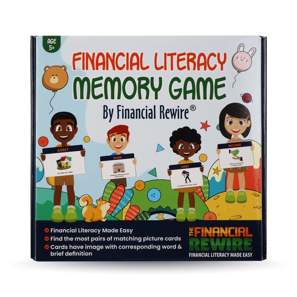 Financial Literacy Themed Memory Matching Game, Memory Match Beginner Financial