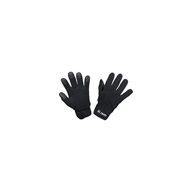 JAKO Fleece Field Player Gloves Accessories (Caps, Hats, etc.), Black,