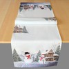 Kamaca snowmen series high-quality print motif Christmas tablecloth, winter Christmas