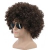 Yuehong Short Fluffy Disco Afro Wigs Synthetic Anime Cosplay Fancy