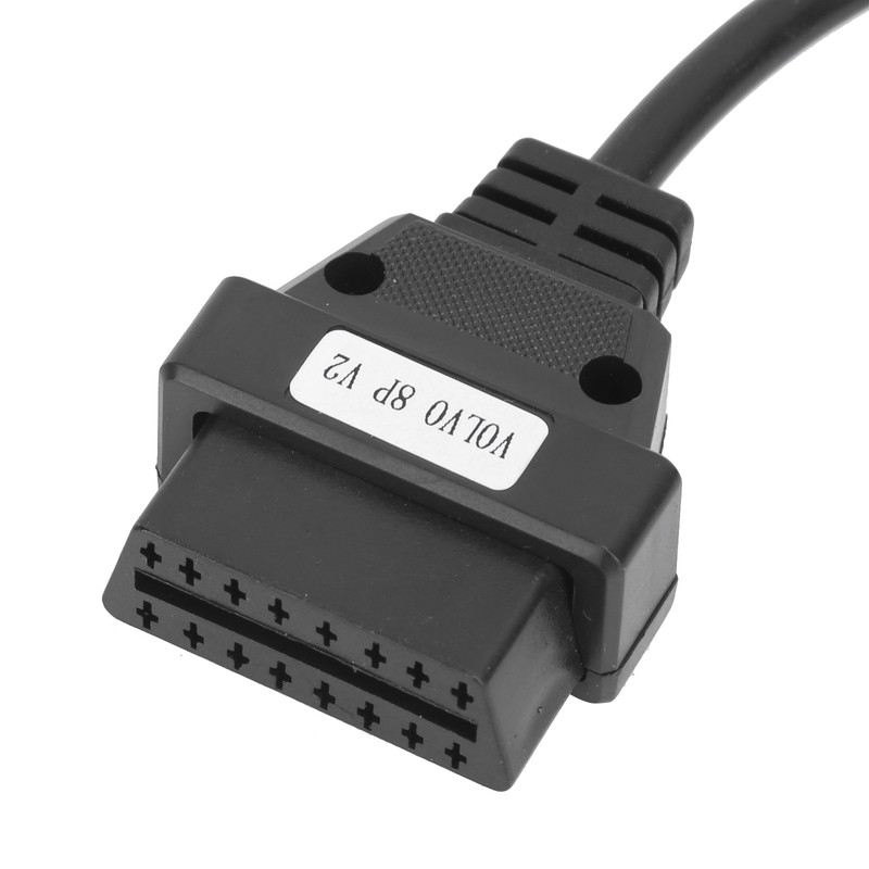 30cm Car OBD2 Diagnostic Cable Adapter 8PIN to 16PIN Plastic