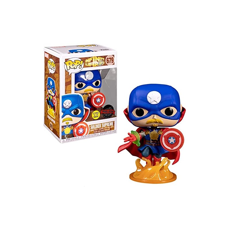 POP Funko Infinity Warps 679 Soldier Supreme Glow in The