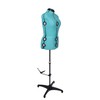 BHD BEAUTY Turquoise 13 Dials Female Fabric Adjustable Mannequin Dress