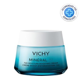 Vichy Minéral 89 Crema Hidratante Facial con Ácido Hialurónico y Escualeno, Fortalece la Barrera Cutánea y Proporciona 72h de Hidratación Intensa Para