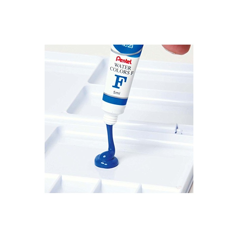 ぺんてる 絵の具 エフ水彩 WFR-T23 あお 10個セット