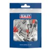 Sealey Small Crocodile Clip - Pack of 12 (6 Pairs)