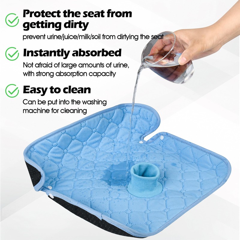 JEYODA ﻿Car Seat Protector for Potty Training Instant Suction Baby