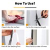 39.4FT Brush Weather Stripping, Neat Pile Self Adhesive Seal Strip