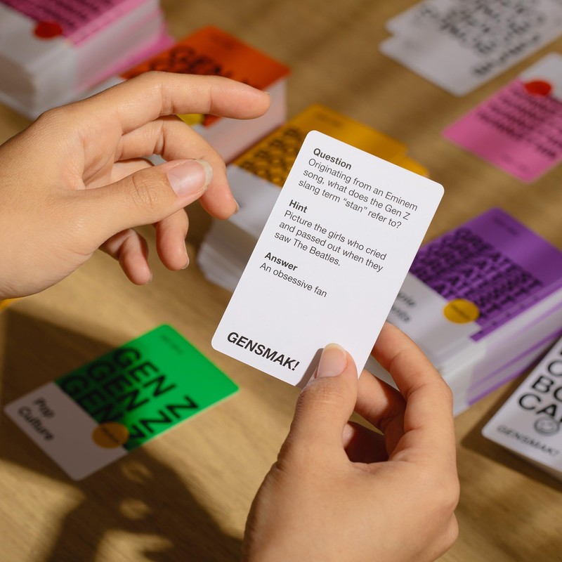 GENSMAK! Party Game - Engaging Multi-Generational Trivia Game with Comedic