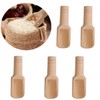 Mini Wooden Spoons, 5PCS Mini Bath Salt Spoon, Wooden Scoops