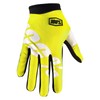 100% iTrack Motocross Gloves (Yellow/White, XL)