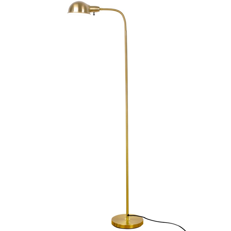 LALISU Dimmable Floor Lamp with Flexible Gooseneck and Rotatable Shade,