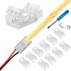 YUTOKEER 2 Pin 8mm COB LED Connector Kit - 10