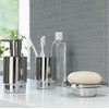 Spirella Nyo Steel Polished Toilet Brush, Silver