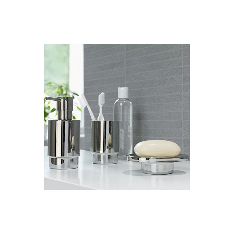 Spirella Nyo Steel Polished Toilet Brush, Silver