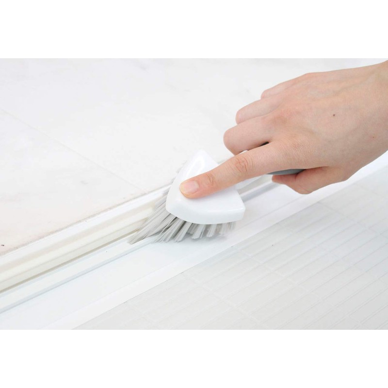 Sanbelm B33011 Bathroom Cleaning Brush, Gray, Approx. Width 2.4 x