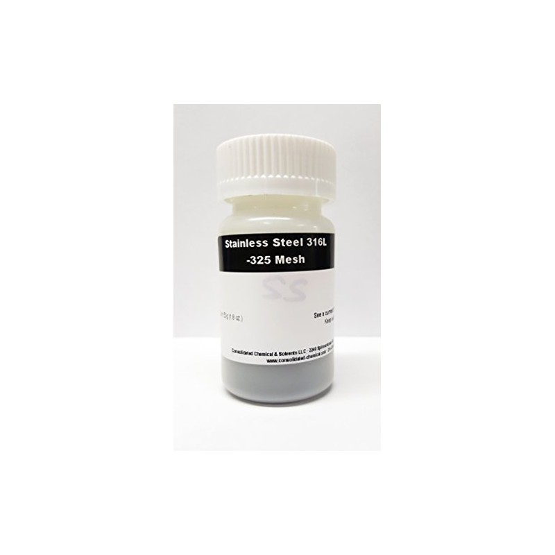Stainless Steel 316L Powder -325 Mesh 50g