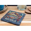 Australia Landmark Art Slate Coaster (slco-ds24-ozrg)