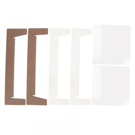 Vinyl Record Storage Holder Wooden Acrylic Multifunctional Retro Vinyl Record Stand Album Storage Display Stand for Files