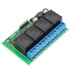 Relay Module, 4 Channel Flip Flop Relay Module 6-24VDC Low