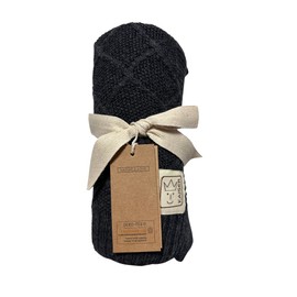 Kaiser 6521725 Wool Baby Blanket Knitted 100% Merino Wool Breathable Baby Blanket Newborn for Summer Newborn Pram Blanket Baby Seat Blanket Colour Black