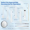 Fivepropy Upgraded Tonsil Stone Remover Tool with Silicone & Glass
