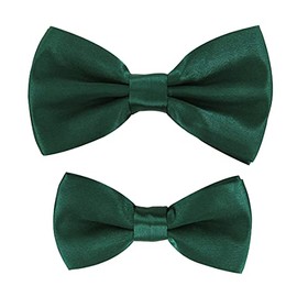 axy Father-son partner look bow tie, already tied, bow ties for men, children, boys, ideal for festivals, photo shoots, weddings, FLIP1, Green