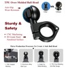 BRCOVAN Aluminum Alloy Handlebar Clamp Mount Base with 1.5'' TPU