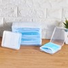 Clear Plastic Storage Box Organizer Reusable Storage Box Face Cover
