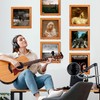 DORNELIA 3-Pack Vinyl Record Frame Display for 12x12 Inch, Front