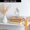Loyzcy Thinker Statue Decor, Resin Sculptures Whimsical Home Decor, White