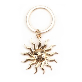 MUCOOS Sun Keychain Womens Keychain Gold Keycharm Cool Bag Charms for Girl