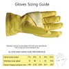 Weldas® STEERSOtuff® premium top grain cowhide driver’s gloves, 10-2700XL, Golden