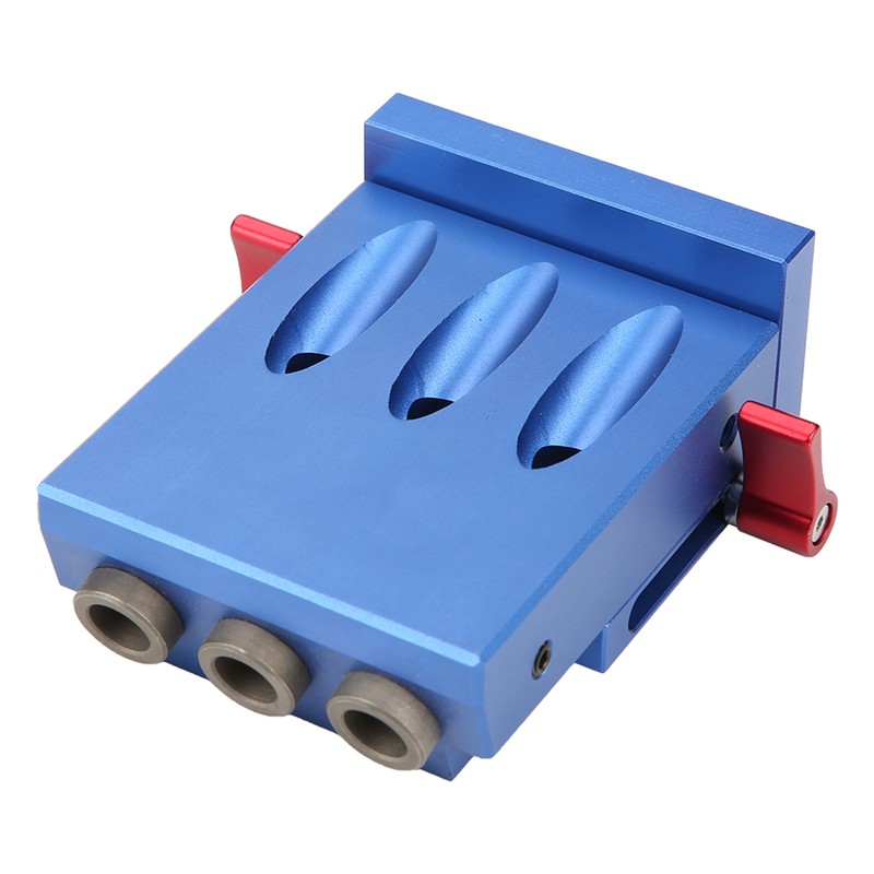 Pocket Hole Drilling Kit Woodworking Oblique Drill Guide Set Positioner