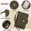TEUEN Women's Large Capacity PU Leather Vintage Purse Wallet with
