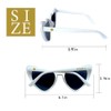 PartyGifts&Beyond Bachelorette Party Heart Shaped Sunglasses 10Packs Bridesmaid Gifts Sunglasses