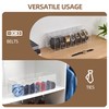 Cool Blang Acrylic Belt Organizer with Dust Cover – Clear