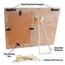 OTINGQD Inspirational Quote Picture Frame Gift,But People Will Never Forget How You Made Them Feel Wooden Photo Frame for Tabletop Wall Display,Motivational Gifts for Women,Cheer up Gifts for Friends