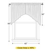NICETOWN Kitchen Window Treatments Curtains - Blackout Tailored Scalloped Valance/Swags/Tiersn
