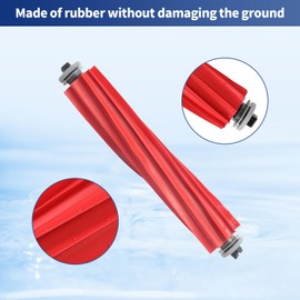 Roller Brush Replacement for Roborock S7,S7+,S7 MaxV,S7 MaxV Plus,Q7, Q7+, Q7 Max, Q7 Max Plus,Q Revo Robotic Vacuum,Accessories inclue 4 Rubber Main Roller Brush