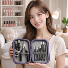 Yuminik Deep-Penetrating Toenail Clipper Set for Thick Toenails - Home Use